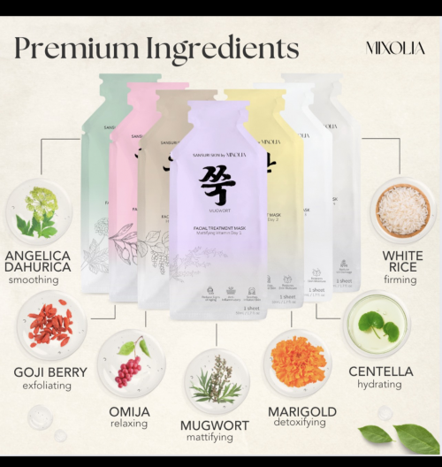 HYDRATING FACE MASK Korean skincare