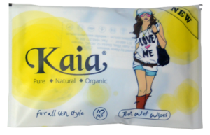 10 sheets wallet wet wipes KAIA, convenient for traveling!