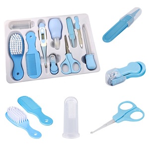 10pcs/Set Newborn Baby Kids Nail Hair Health Care Thermometer Grooming Brush Kit Care set