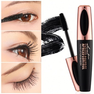 2019 New Makeup Extension Eye lash Black Waterproof Volumizing 4D Silk Fiber EyeLash Mascara