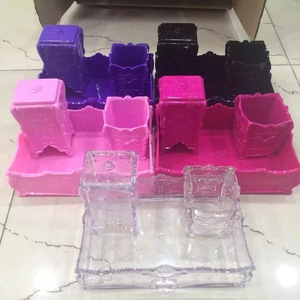2019 New Product Of Purple Plastic Nail Art Container Factory Price