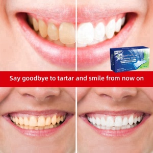 28pcs 3D Teeth Whitening Strips white gel teeth non peroxide dental kit tooth bleaching whiter bleaching whiter strips oral care