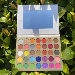 35 colors makeup private label eyeshadow palette vendor double color eye shadow palette