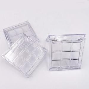 9 Grids Clear Empty Eyeshadow Dish DIY Eyeshadow Palette Eye Makeup Storage Box