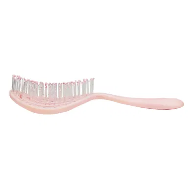 ABS Round Head Wet and Dry Curved Vent Paddle Detangle Hair Brush