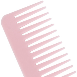 Amazon hot sale professional hair massage comb wide tooth hair comb plastic