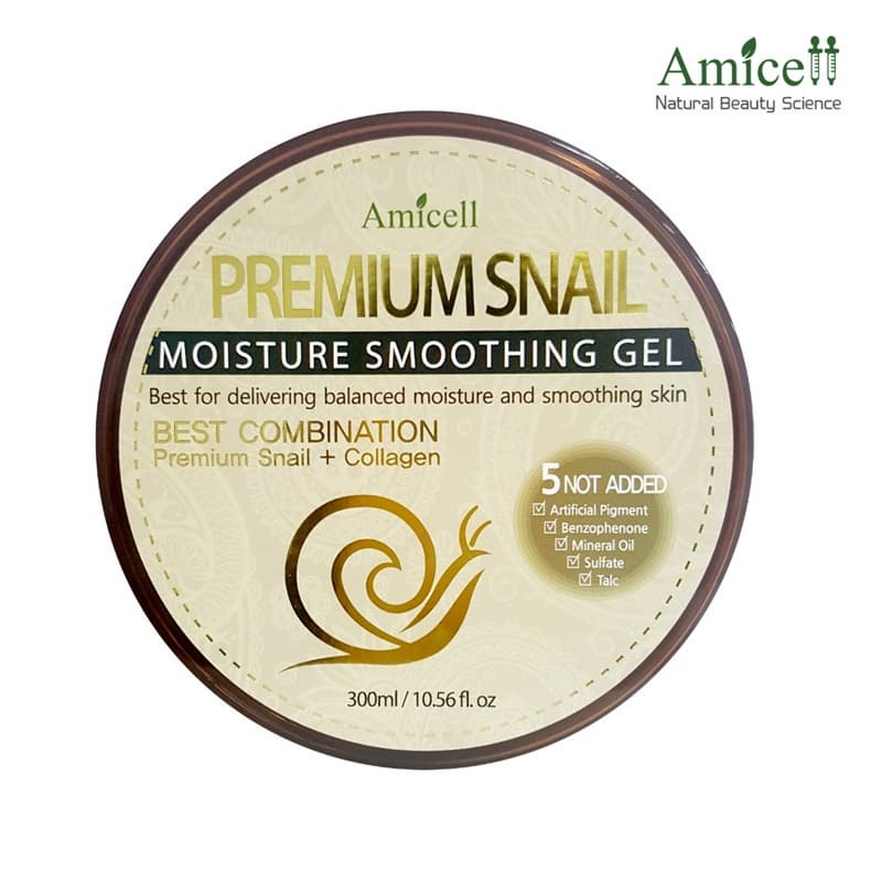 Amicell Skin Care Premium Korean Snail  Collagen Moisture Anti-wrinkle Smoothing Gel Cosmetic