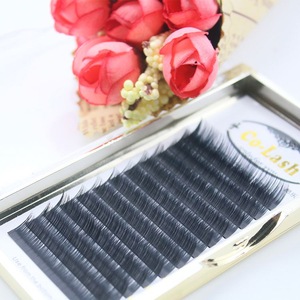 Attractive Korean Silk Flat Fiber 3d Eyelash Extension