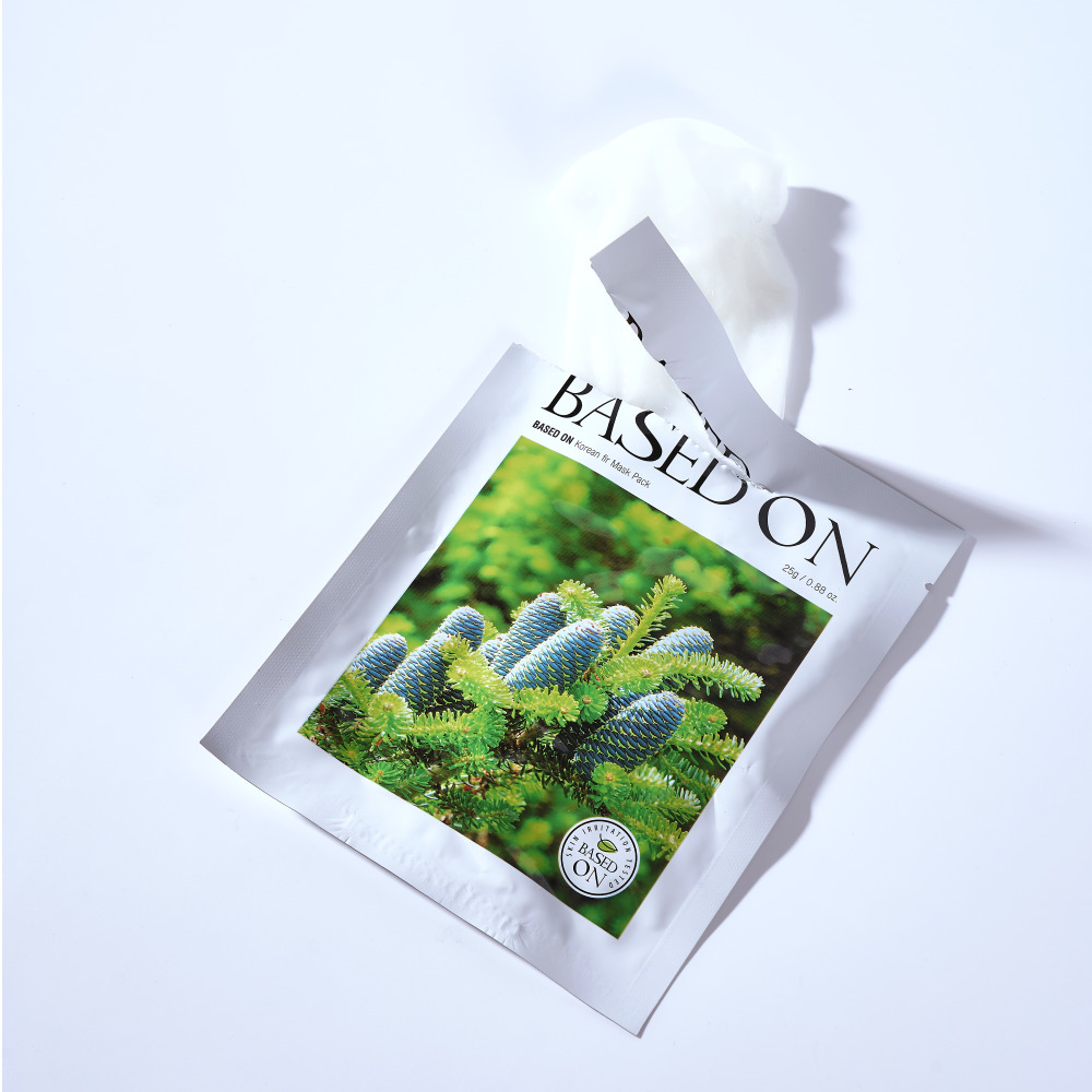 BASED ON  Korean fir Mask Pack  25g*10sheets_skin care, mask, mask sheet