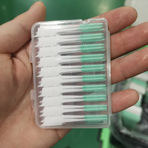 Biodegradable bamboo dental box gum soft interdental brush toothpick