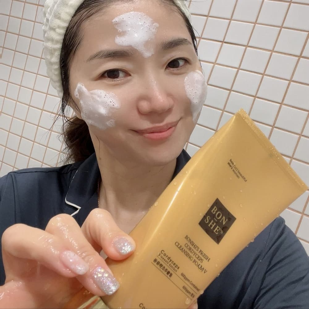 BONSHE’S Fresh Cordyceps Cleansing foamV