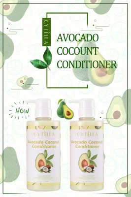 Cleanses &amp; Nourishes Infuses Hair Fibers &amp; Moisturizes Avocado Coconut Conditioner