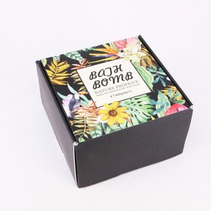 colorful mold exquisite packing box  Vegan Moisturizing Organic Private Label Handmade DIY Bath Bombs