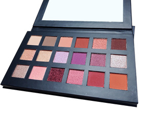 Cosmetics grade increditable richer and vibrant easy colored cardboard 18 makeup eye shadow