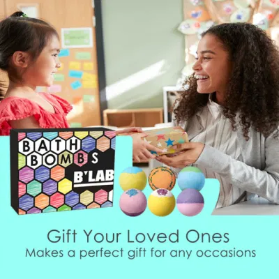 Custom Logo Low Price Kids Bubble Bath Bombs Set