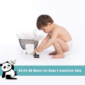 ECO BOOM Eco Friendly Cleaning Bamboo Fiber Non Alcohol Wet Tissue Bamboo 540 Count Baby Wet Wipes