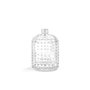 Empty Atomizer Bottle 50ml Refillable Clear Glass Luxury Spray Perfume Bottle
