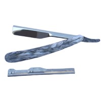 Handle Straight Edge Stainless Steel Barber Razor Folding Shave Knife Barber Razor