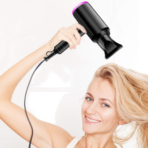 High Quality Noiseless Plastic Foldable Travel Salon Hair Dryer
