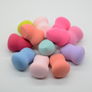 HL Inventory Friendly Sponge Puff Soft Colorful One-knife Cut Puff Cleaner Makeup Tools Pink/Blue Gourd Make Up Sponge Puff