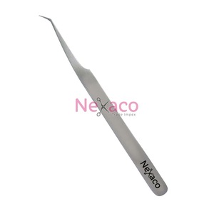 Hot sell stainless steel eyelash eyebrow tweezer