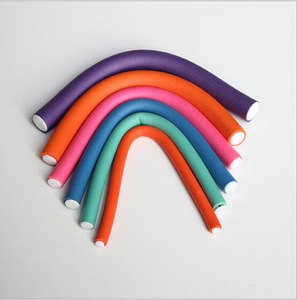 Hot selling 10Pc Soft Foam Curler Makers Bendy Twist Curls Tool DIY Styling Hair Rollers