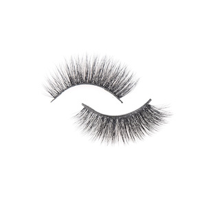 Hot selling styles OEM  wholesale individual eyelashes fiber 3D silk eyelashes With custom eyelash packaging