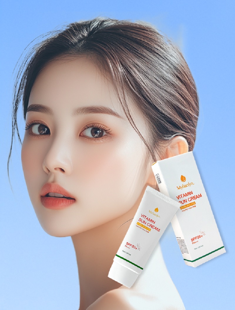 [MyHaelyn] Vitamin Sun  Cream SPF 50+ PA+++ 70ml strong UV-blocking performance with a skin-friendly