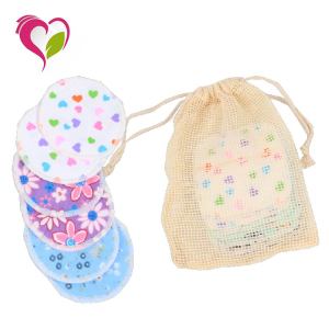 New Arrivals Bamboo Cotton Face Pads With Laundry Bag Makeup Remover Pad Reusable