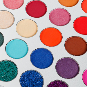 OEM best 35 colors matte eyeshadow palette private label silver package pigment pressed powder eye shadow customize logo