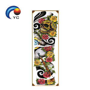 OEM Custom tattoo designs CMYK full arm sleeves temporary tattoo sticker,factory supply