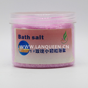 OEM Hangzhou Cosmetic Flower Fragrance Massage Scrub Salt Bath Salt Foot Salt