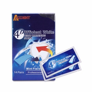 Oral Hygiene 4D Dry Teeth Whitening Strips Tooth Bleaching Strips