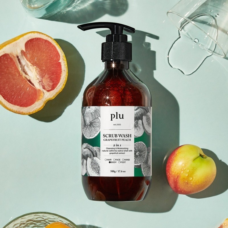 (PLU) Scrub Wash Grapefruit Peach 500g