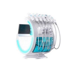 Poland best selling High Power Skin Rejuvenation Hydra Aqua Peel Machine 7 in 1 smart ice blue hydro Facial Machine