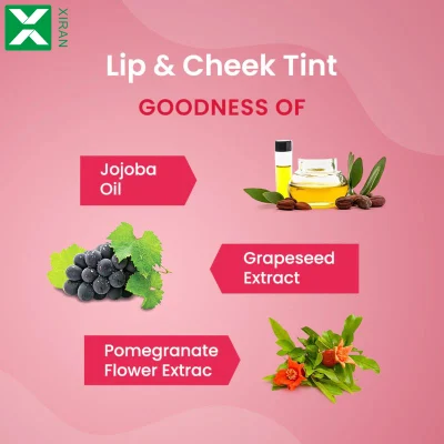 Private Label Organic Lightweight Lip and Cheek Tint Long Lasting Korean Lip Tint
