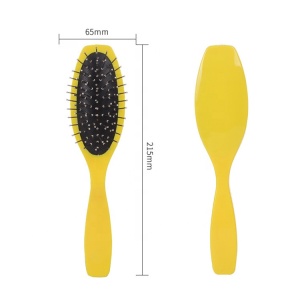 Professional custom logo salon plastic steel needle wig Hair Brush