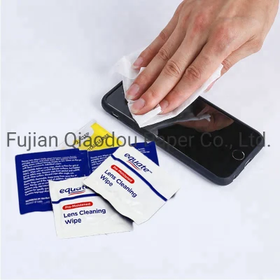 Qiaodou Custom Individually Wrapped Disposable Lens Anti Fog Wipes for Glasses