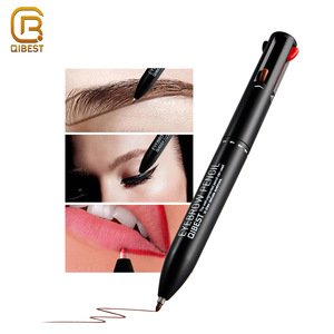 QIBEST Manufacturer Makeup Wholesale Cosmetic Art Peel Off Auto Automatic Waterproof Eyebrow Pencil