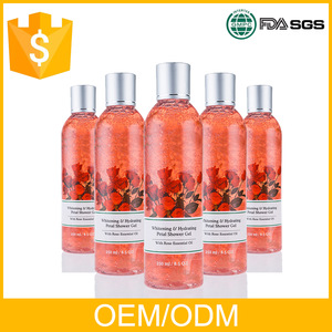 rose scent shower gel