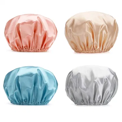 Shower Bonnet Thickened Bathroom Accessories Waterproof Oily Fume Cap Female SPA Hairdressing Salon Supplies Shower Cap