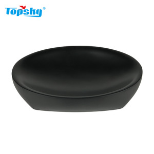 Simple fashionable eco-friendly   bath accessories black  bath set