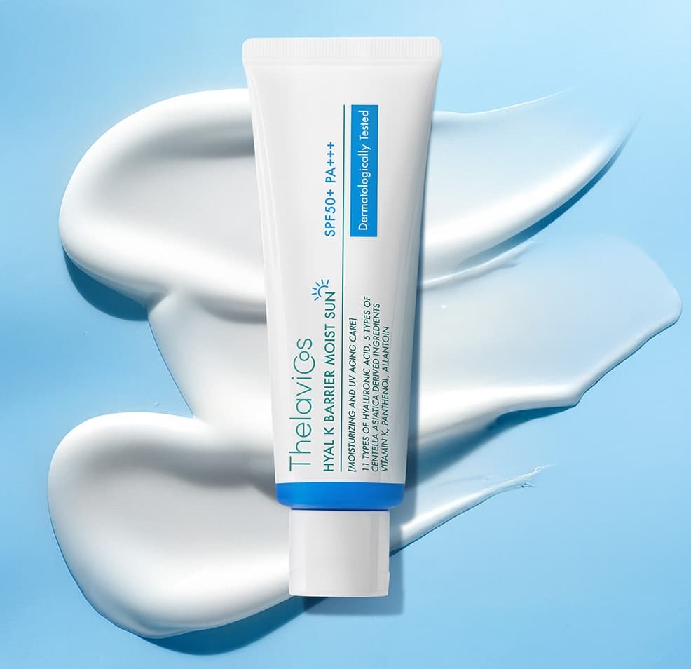 Skin Care Hydrating Barrier Sun Cream SPF50+ PA+++ Daily Moisture Set 50g