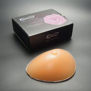 Soft Silicone Fake Breast Forms Artificial Breast Chest Without Strap