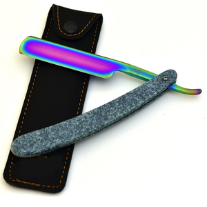 Stainless Steel Barber Razor Folding Knife Shaving Razor Multi Color Blade