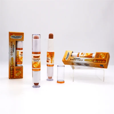 Tailaimei Custom Make up Organic Beauty Collagen Concealer Pencil OEM Long Lasting Matte Makeup Concealer Stick for Women