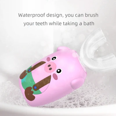 Tooth Care Intelligent U-Shaped Silicone Braces Electric Toothbrush for Children and Kids