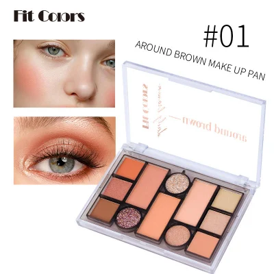 Wholesale Best Eye Shadow Palette Makeup Set Cosmetic 12 Colorsexcluding Freight,