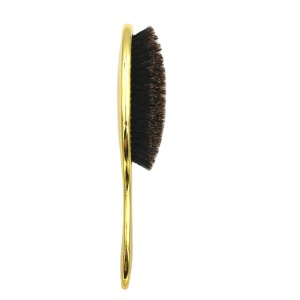 Wholesale Manufacturer Electroplating Gold Finish Boar Bristle Hair Brush Paddle Hair Brush Professional Hair Brush