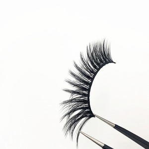 Wholesale Premium Korea PBT fiber 3d silk lashes private label false lashes